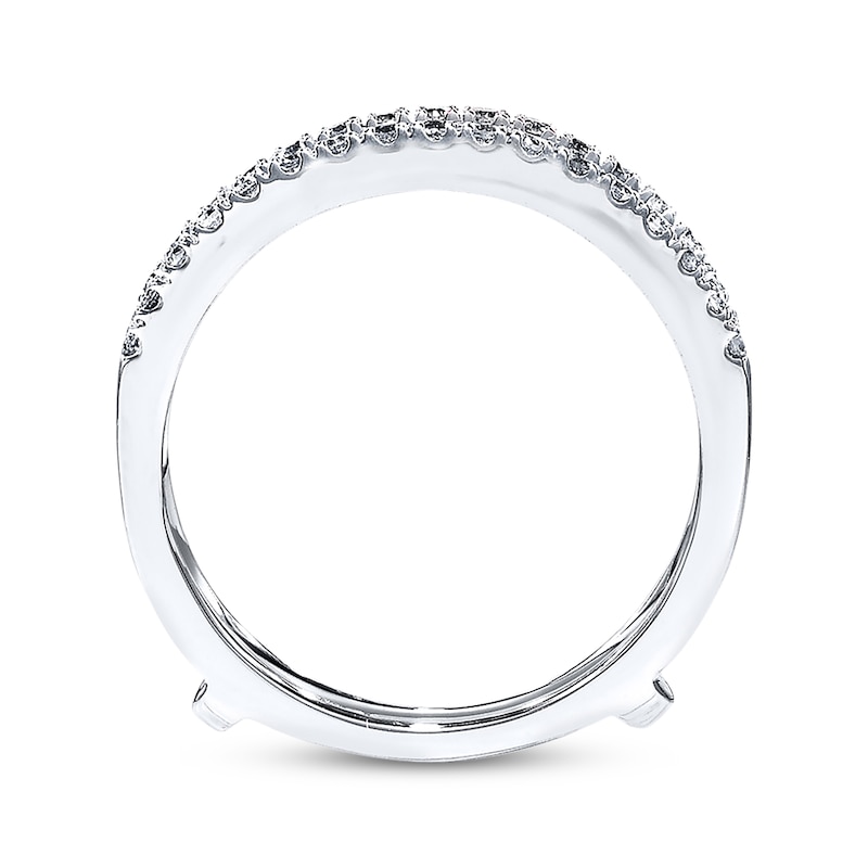 Enhancer Ring 1/4 ct tw Diamonds 14K White Gold