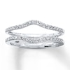 Thumbnail Image 1 of Now + Forever Diamond Enhancer Ring 1/4 ct tw Round-cut 14K White Gold