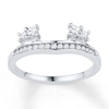 Thumbnail Image 1 of Now + Forever Diamond Enhancer Ring 1/3 ct tw Round-cut 10K White Gold