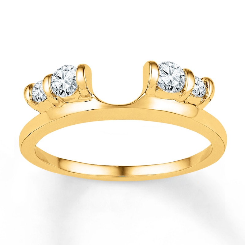 Main Image 1 of Now + Forever Diamond Enhancer Ring 1/3 ct tw Round-cut 10K Yellow Gold