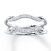 Thumbnail Image 0 of Diamond Enhancer Ring 1/5 ct tw Round-cut 14K White Gold