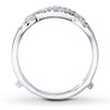 Thumbnail Image 2 of Now + Forever Diamond Enhancer Ring 1/5 ct tw Round-cut 14K White Gold
