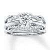 Thumbnail Image 4 of Now + Forever Diamond Enhancer Ring 1/5 ct tw Round-cut 14K White Gold