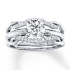 Thumbnail Image 3 of Diamond Enhancer Ring 1/5 ct tw Round-cut 14K White Gold