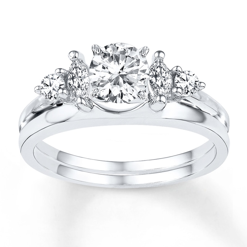 Main Image 2 of Now + Forever Diamond Enhancer Ring 1/3 Carat tw 10K White Gold