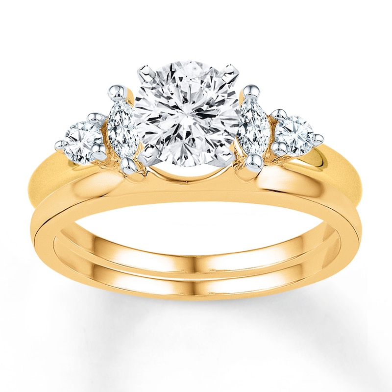Main Image 2 of Now + Forever Diamond Enhancer Ring 1/3 Carat tw 10K Yellow Gold