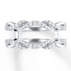 Thumbnail Image 2 of Now + Forever Diamond Enhancer Ring 3/8 ct tw Round-cut 14K White Gold