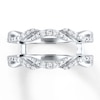 Thumbnail Image 1 of Diamond Enhancer Ring 3/8 ct tw Round-cut 14K White Gold