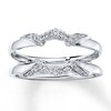 Thumbnail Image 0 of Diamond Enhancer Ring 1/5 ct tw Round-cut 14K White Gold