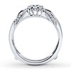 Thumbnail Image 1 of Diamond Enhancer Ring 1/5 ct tw Round-cut 14K White Gold