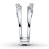 Thumbnail Image 2 of Diamond Enhancer Ring 1/5 ct tw Round-cut 14K White Gold