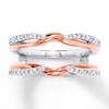 Thumbnail Image 0 of Diamond Enhancer Ring 1/3 ct tw Round-cut 14K Two-Tone Gold