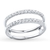 Kay Diamond Enhancer Ring 1/2 ct tw Round-cut 14K White Gold