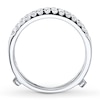 Thumbnail Image 2 of Now + Forever Diamond Enhancer Ring 1/2 ct tw Round-cut 14K White Gold