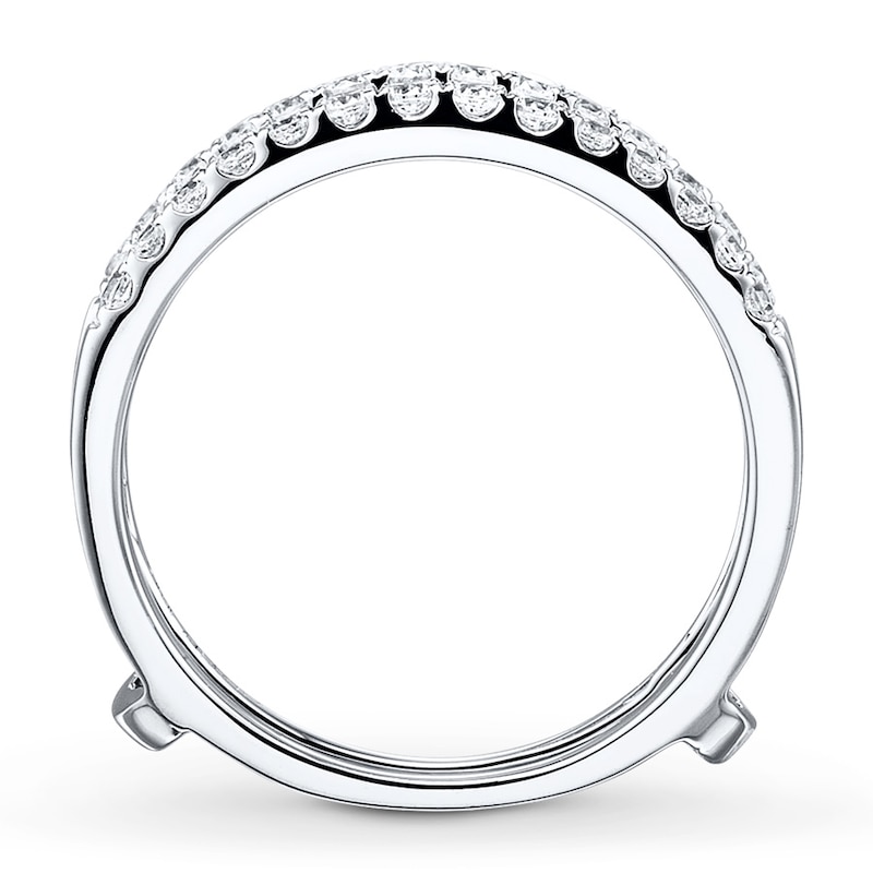 Diamond Enhancer Ring 1/2 ct tw Round-cut 14K White Gold