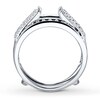 Thumbnail Image 1 of Diamond Enhancer Ring 5/8 ct tw Round-cut 14K White Gold