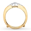 Thumbnail Image 1 of Diamond Enhancer Ring 3/8 ct tw Round-cut 14K Two-Tone Gold