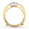 Thumbnail Image 1 of Diamond Enhancer Ring 3/8 ct tw Round-cut 14K Two-Tone Gold