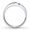 Thumbnail Image 1 of Men's Wedding Band 1/10 ct tw Diamonds Round-cut 10K White Gold