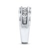 Thumbnail Image 2 of Men's Diamond Band 1/2 ct tw Round-cut 10K White Gold