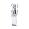 Thumbnail Image 1 of Men's Diamond Band 1/2 ct tw Round-cut 10K White Gold