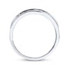 Thumbnail Image 3 of Men's Diamond Band 1/2 ct tw Round-cut 10K White Gold