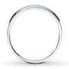 Thumbnail Image 1 of Men's Diamond Band 1/4 ct tw Round-cut 10K White Gold