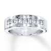 Thumbnail Image 0 of Men's Diamond Band 1-1/4 ct tw Square-cut 14K White Gold