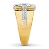 Thumbnail Image 3 of Men's Ring 5/8 ct tw Diamonds 10K Two-Tone Gold