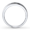 Thumbnail Image 1 of Men's Diamond Band 1/3 ct tw Round-cut 10K White Gold