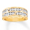 Thumbnail Image 1 of Men's Wedding Band 1 ct tw Diamonds 14K Yellow Gold