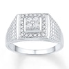 Thumbnail Image 1 of Now + Forever Men's Diamond Ring 1/4 carat tw 10K White Gold