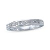 Thumbnail Image 1 of Diamond Wedding Band 3/4 ct tw Princess-cut 14K White Gold