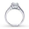 Diamond Engagement Ring 1/2 ct tw Princess-Cut 14K White Gold