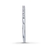 Thumbnail Image 3 of Diamond Wedding Band 1/6 ct tw Round-cut 14K White Gold