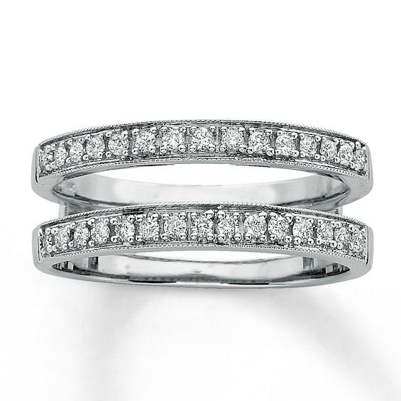 Diamond Wedding Bands 1/3 ct tw Round-cut 14K White Gold
