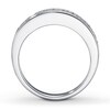 Thumbnail Image 1 of Diamond Wedding Band 7/8 ct tw Princess-cut 14K White Gold