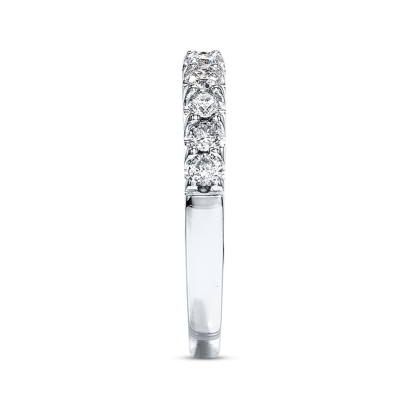 Diamond Wedding Band 1/2 ct tw Round-cut 14K White Gold