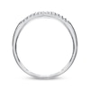 Diamond Wedding Band 1/20 ct tw Round-cut 10K White Gold