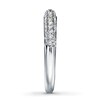 Thumbnail Image 3 of Diamond Wedding Band 3/8 ct tw Round-cut 14K White Gold