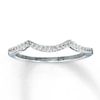 Thumbnail Image 0 of Diamond Wedding Band 1/10 ct tw Round-cut 14K White Gold