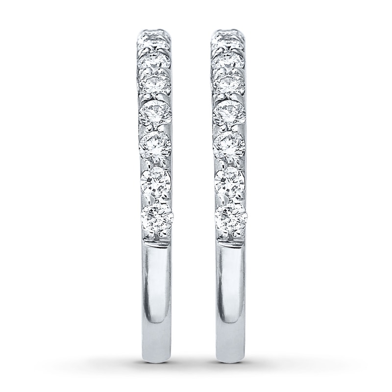Main Image 3 of Diamond Wedding Bands 1 ct tw Round-cut 14K White Gold