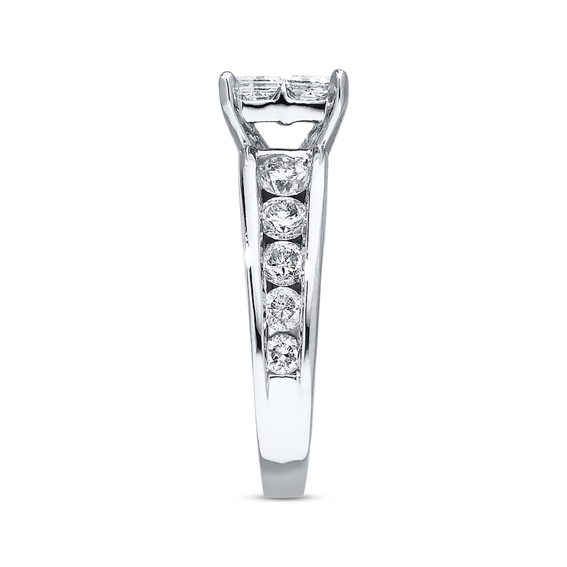 Diamond Engagement Ring 2-1/2 ct tw 14K White Gold