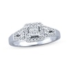 Thumbnail Image 1 of Multi-Diamond Engagement Ring 1/3 ct tw 10K White Gold