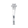 Thumbnail Image 2 of Multi-Diamond Engagement Ring 1/3 ct tw 10K White Gold