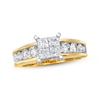 Thumbnail Image 0 of Princess-Cut Diamond Engagement Ring 1-3/4 carats tw 14K Yellow Gold