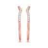 Thumbnail Image 2 of Diamond Wedding Bands 1/4 ct tw Round-cut 14K Rose Gold