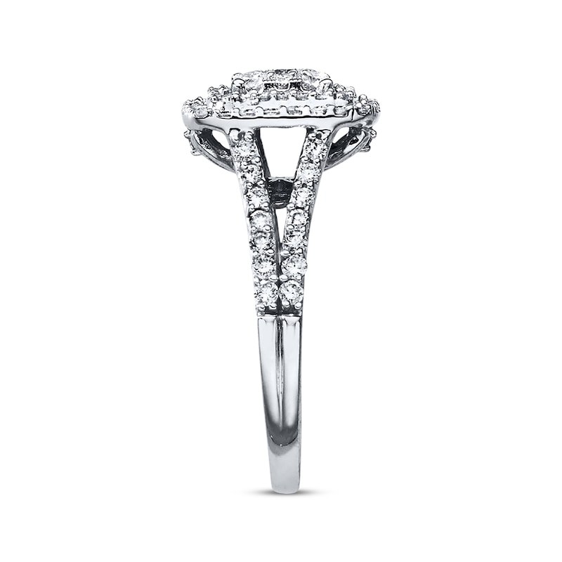 Diamond Engagement Ring 1 ct tw Round-cut 14K White Gold
