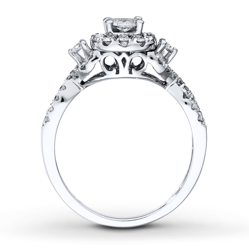 Diamond Engagement Ring 3/4 carat tw 14K White Gold