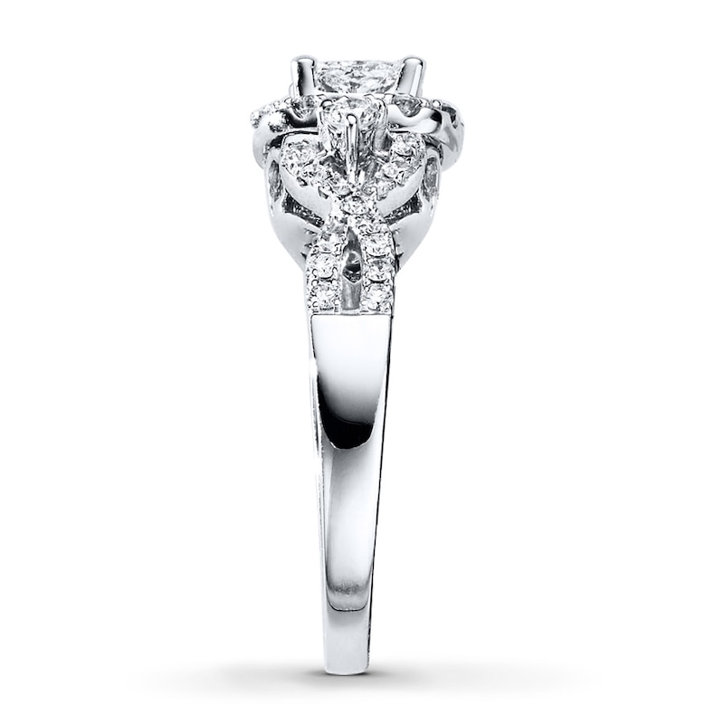 Diamond Engagement Ring 3/4 carat tw 14K White Gold